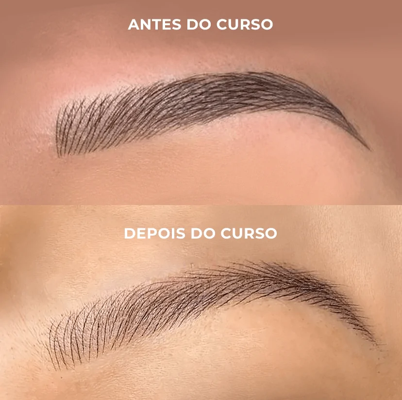 Antes e depois do curso