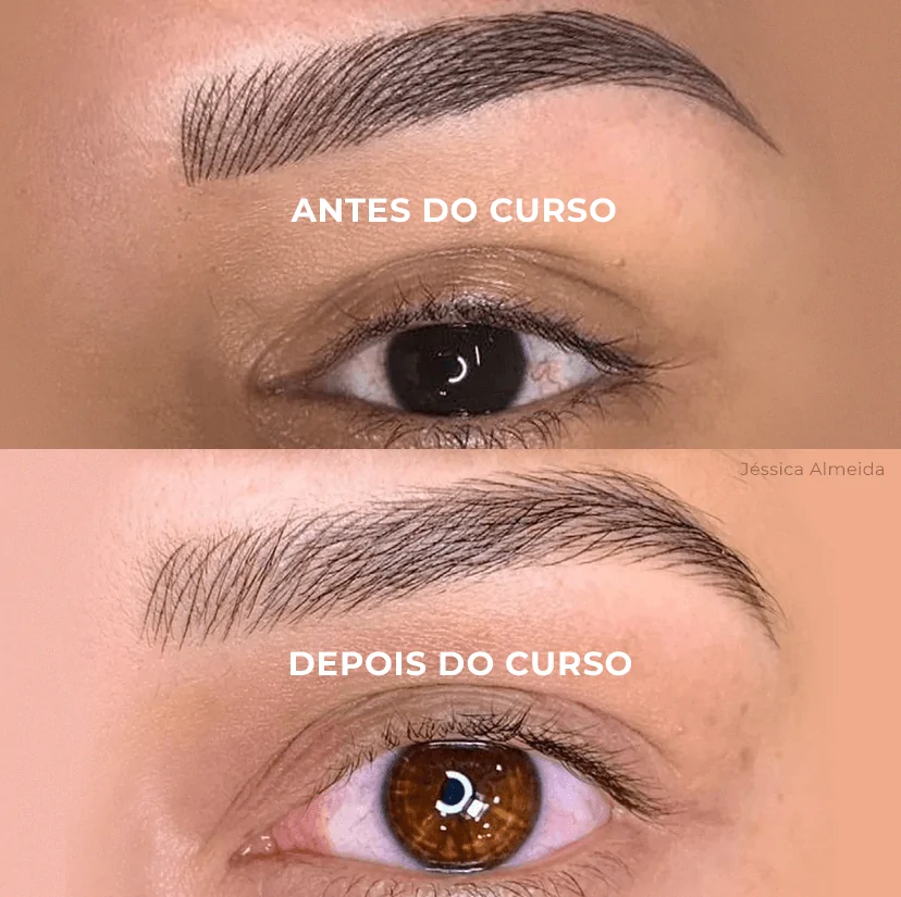Antes e depois do curso