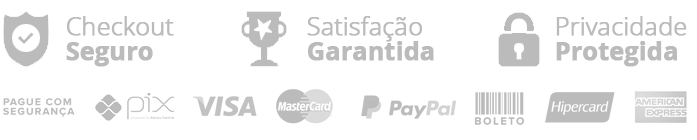 Checkout seguro, satisfação garantida e privacidade protegida
