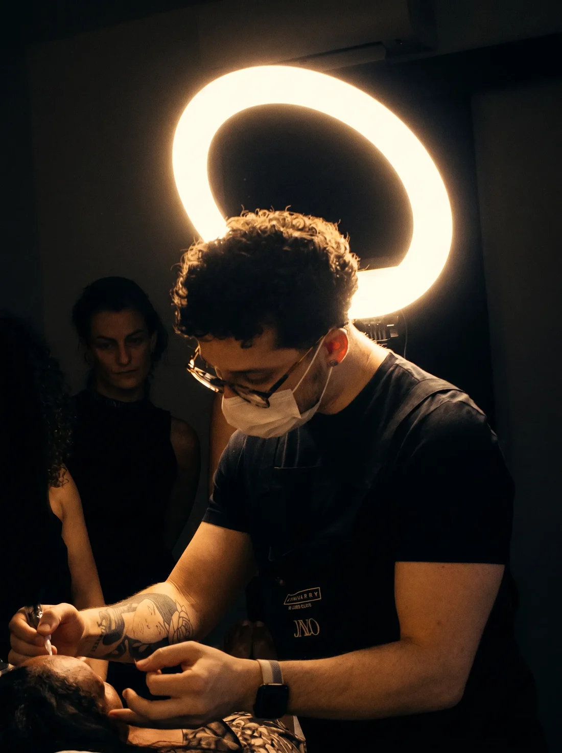 James Olaya em atendimento