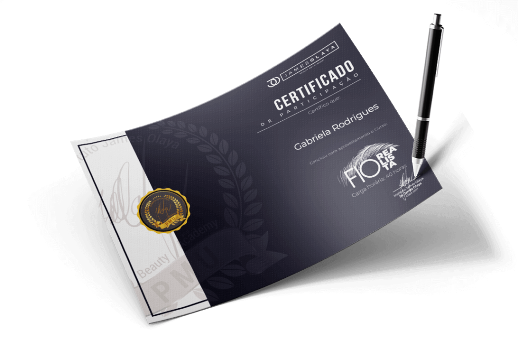Certificado de participação Jay Academy do curso Fio a Fio Realista